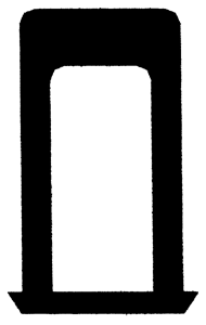 Standard Tall Diaphragms  1 Pair -- Black