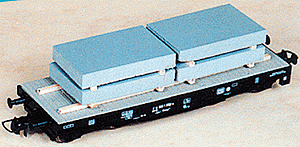 Freight Car Loads -- Concrete Slabs 2-13/16" 7cm