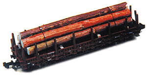 Freight Car Loads -- Logs-Long 2-13/16" 7cm