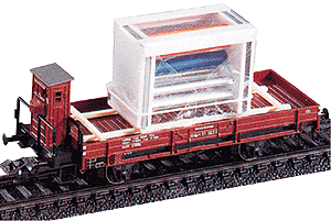 Freight Car Loads -- Large Printing Press Wrapped in Plastic 2" 5cm