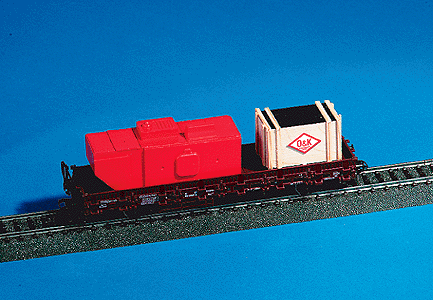 Freight Car Loads -- Excavator Engine & Crate