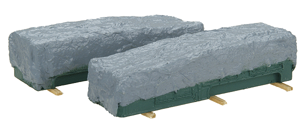 Locomotive Body Under Tarpaulin -- Fits Flatcar or Gondola; 13/16 x 2-5/8" 2 x 6.5cm)