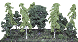 Assorted Trees -- 2-1/2 to 5"  6.4 to 12.7cm pkg(12)