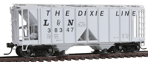 Bowser 70-Ton Deluxe 2-Bay Covered Hopper Track Cleaning Car Kit -- Clinchfield w/Kadee(R) Couplers