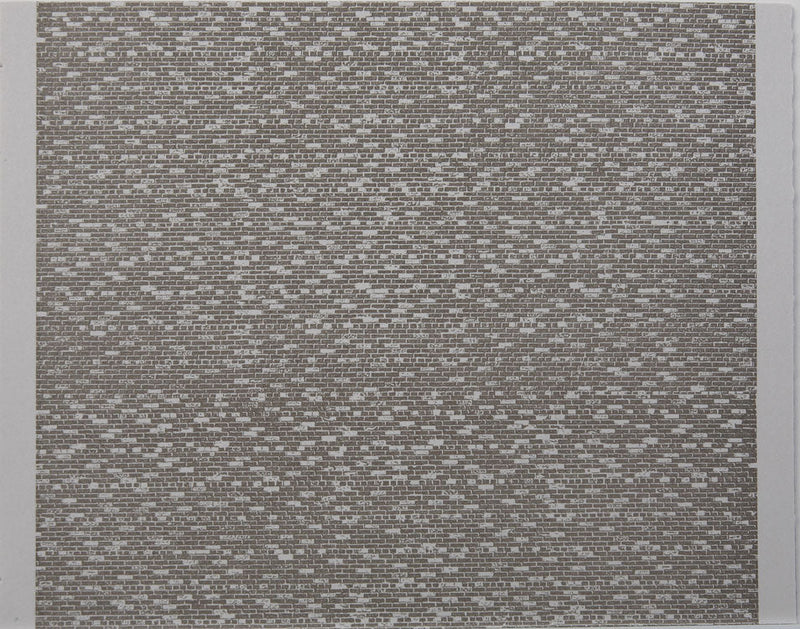 Building Material - Brick Paper Sheets pkg(3) -- Stone Gray