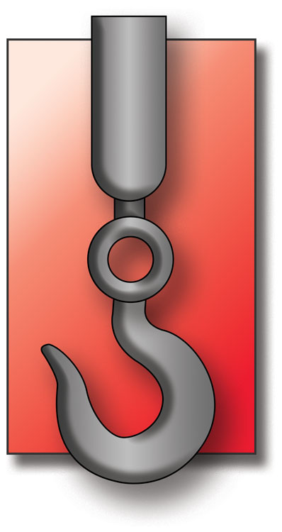 Hooks -- Scale 12"  30.5cm (Unpainted)