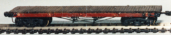 36' Truss Rod Flatcar - Kit -- With Trucks, Undecorated