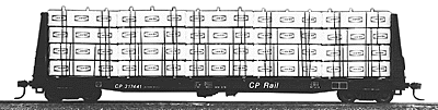 60' Flatcar Lumber Load Kit -- Canadian Forest Products