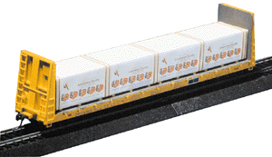 60' Flatcar Lumber Load Kit -- Weyerhauser Lumber/Kamloops