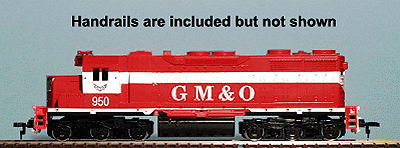 Diesel EMD SD35 Powered -- Gulf, Mobile & Ohio