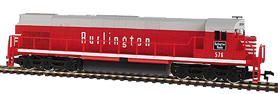 Diesel Alco C628 Powered -- Chiago, Burlington & Quincy (Burlington) #576