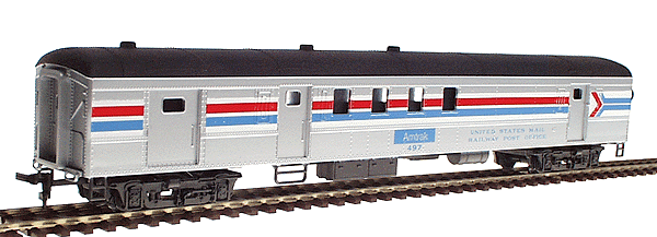 72' Streamlined RPO Car -- Amtrak(R)