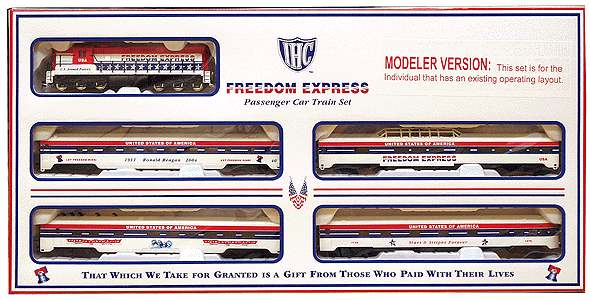 Train Set -- Freedom Express; No Track, No Power Pack