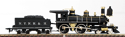 4-4-0 Old Timer Steam,Powered -- New Haven #240