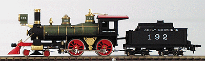 Steam 4-4-0 (American Type) Old-Timer Powered -- Great Northern