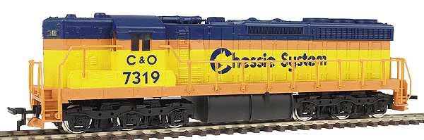 Diesel EMD SD24 Powered -- C&O Chessie
