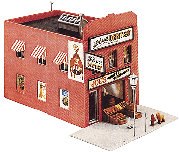 Center Street Series Building -- Joe's Fruit Store & Dentist Office