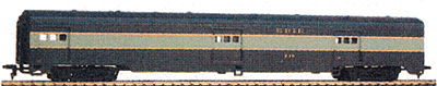 Pullman Standard Smooth Side Streamline Baggage -- Erie