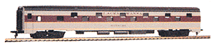 Pullman Standard Smooth Side Streamline Sleeper -- Lackawanna