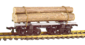 23' Log Buggy Car Set -- Gray Frame