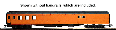 Heavyweight Combine -- Union Pacific (yellow)