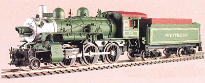 2-6-0 Premier Series Steam 2-6-0 Mogul w/Oil Tender -- Southern Railway (green)