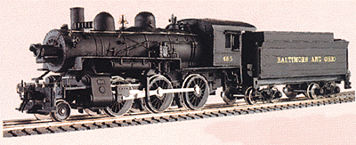 2-6-0 Premier Series Steam 2-6-0 Mogul w/Oil Tender -- Baltimore & Ohio