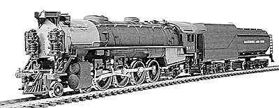 4-8-2 Steam B & O