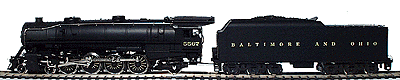 Steam 4-8-2 Mountain Powered -- Baltimore & Ohio