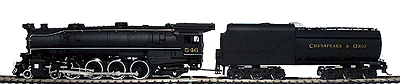Steam 4-8-2 Mountain Powered -- Chesapeake & Ohio