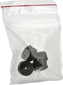 Extra Rusty Rails Painter Rollers -- For O Scale - 4 Pack - 1/4" x 1/2"dia-1