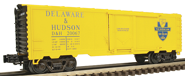 Plug Door Boxcar (Reefer) 3-Rail -- Delaware & Hudson