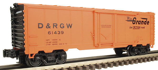 Plug Door Boxcar (Reefer) 3-Rail -- Rio Grande(R)