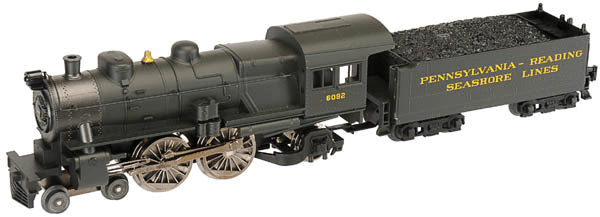 Industrial Rail(TM) Steam Atlantic 4-4-2 Locomotive & Tender, 3-Rail -- Pennsylvania, Reading, Seashore Lines