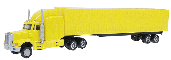 American Tractor/Trailer - Assembled -- Peterbilt 357 A/E w/48' Container Trailer