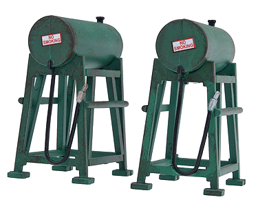 Small Single Fuel Tank - Perma-Scene(TM) -- pkg(2) - Assembled