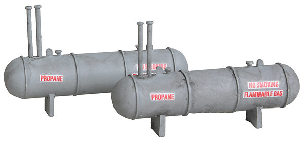 Medium Propane Tank - Perma-Scene(TM) -- Assembled