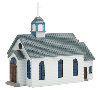 1st Street Church - Perma-Scene(TM) -- Assembled