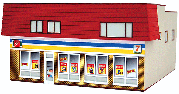 Convenience Store - Perma-Scene(TM) -- Assembled
