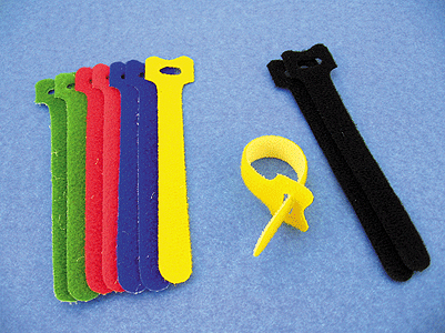 Soft Wire Tie Hook & Loop -- pkg(10)