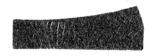 Precut Cork Roadbed Section 2-Pack -- Left Hand Turnout - Small & Medium Radius-1