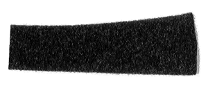 Precut Cork Roadbed Section 2-Pack -- Left Hand #8 Turnout
