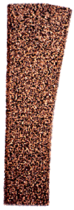 Cork Roadbed Precut Switch Pad pkg(2) -- #4/6 Right Hand
