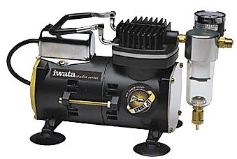 Studio Series Compressors -- Sprint Jet  With Sprint Power; 1/8 Hp, 110V/60hz, 1-35 PSI, On/Off Switch