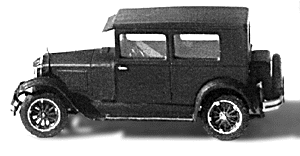 1926 Essex Coach - Kit -- Closed Two-Door Sedan