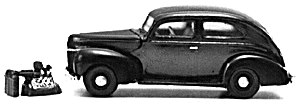 1940 Ford V-8 Sedan - Kit -- With Optional Engine Details