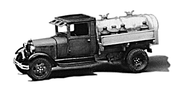 1929 Ford Model AA Oil Tank Truck - Kit -- With Period Oil & Gas Cans