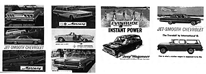 1960s Automobile Billboard Signs -- Set #2