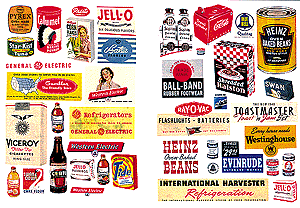Consumer Product Posters -- 1940s & 1950s Household