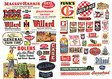Feed & Seed Posters -- 1940s-1950s Farm Implement